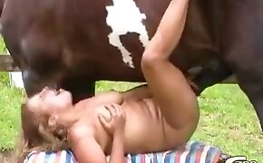 girl fucks animal horse bestiality